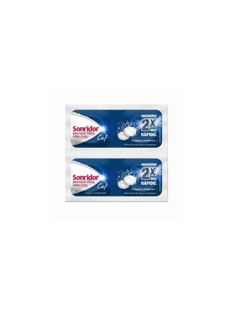 Sonridor Caf Paracetamol 500mg + Cafeína 65mg 2 comprimidos efervecentes